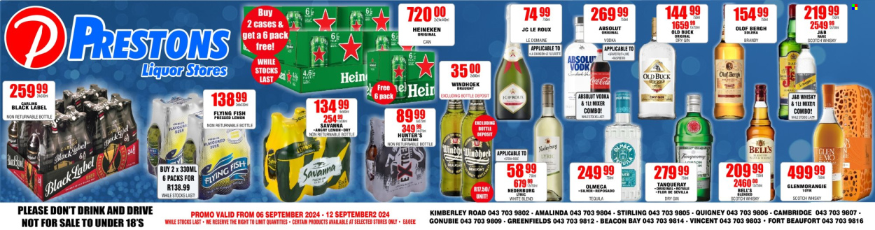 Prestons Liquor Stores specials - 06/09/2024 - 12/09/2024. Page 1