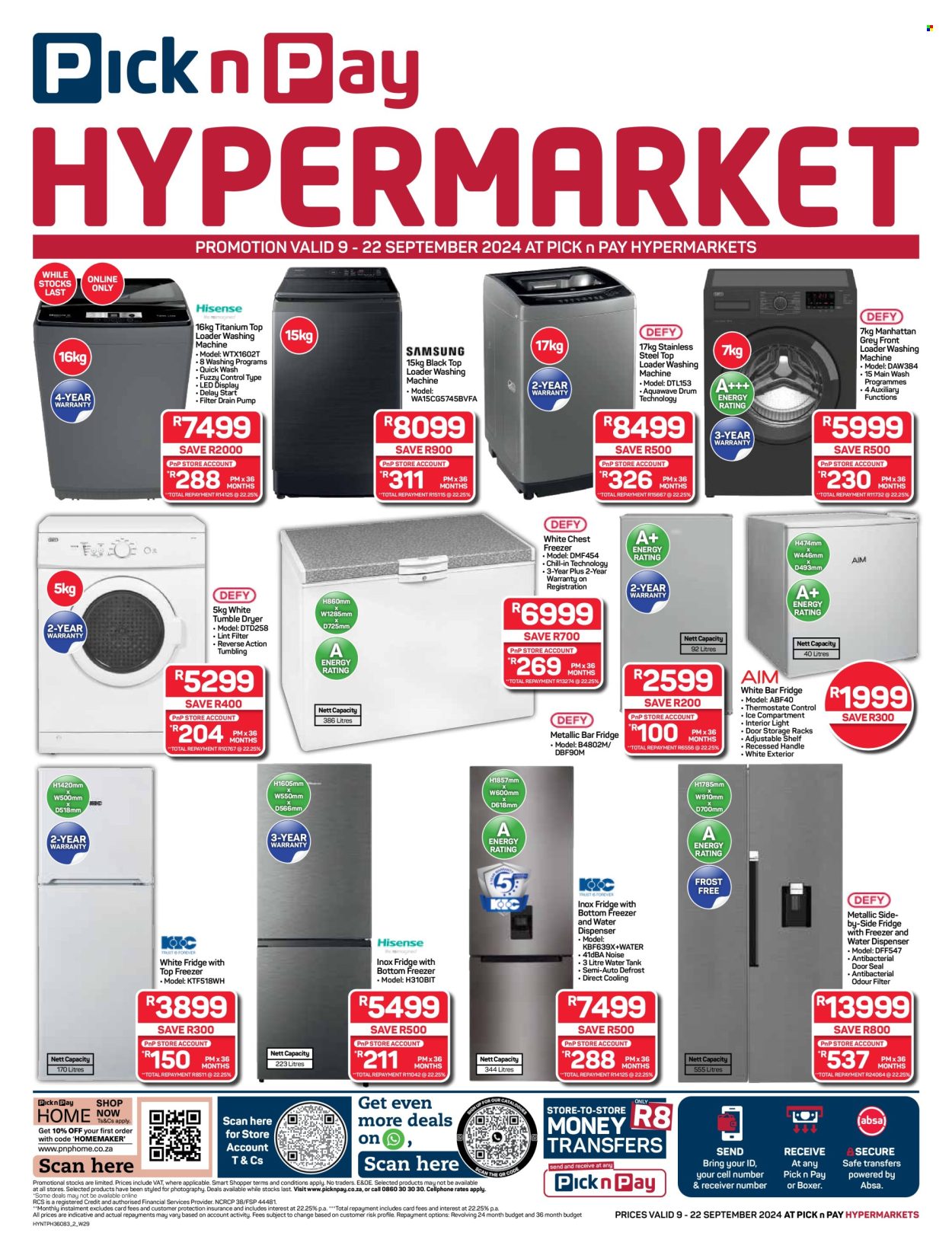 Pick n Pay Hypermarket specials - 09/09/2024 - 22/09/2024. Page 2