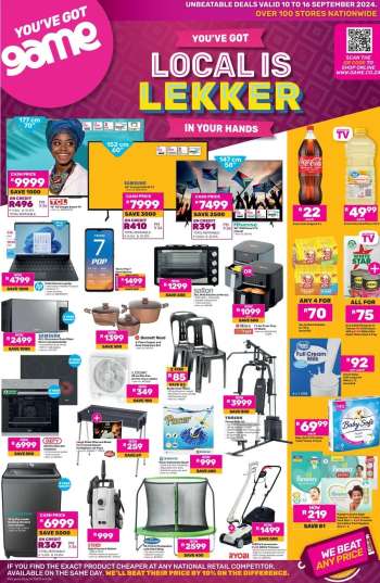 Game catalogue  - 10/09/2024 - 16/09/2024.