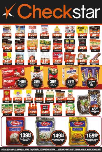 Checkstar catalogue  - 11/09/2024 - 22/09/2024.