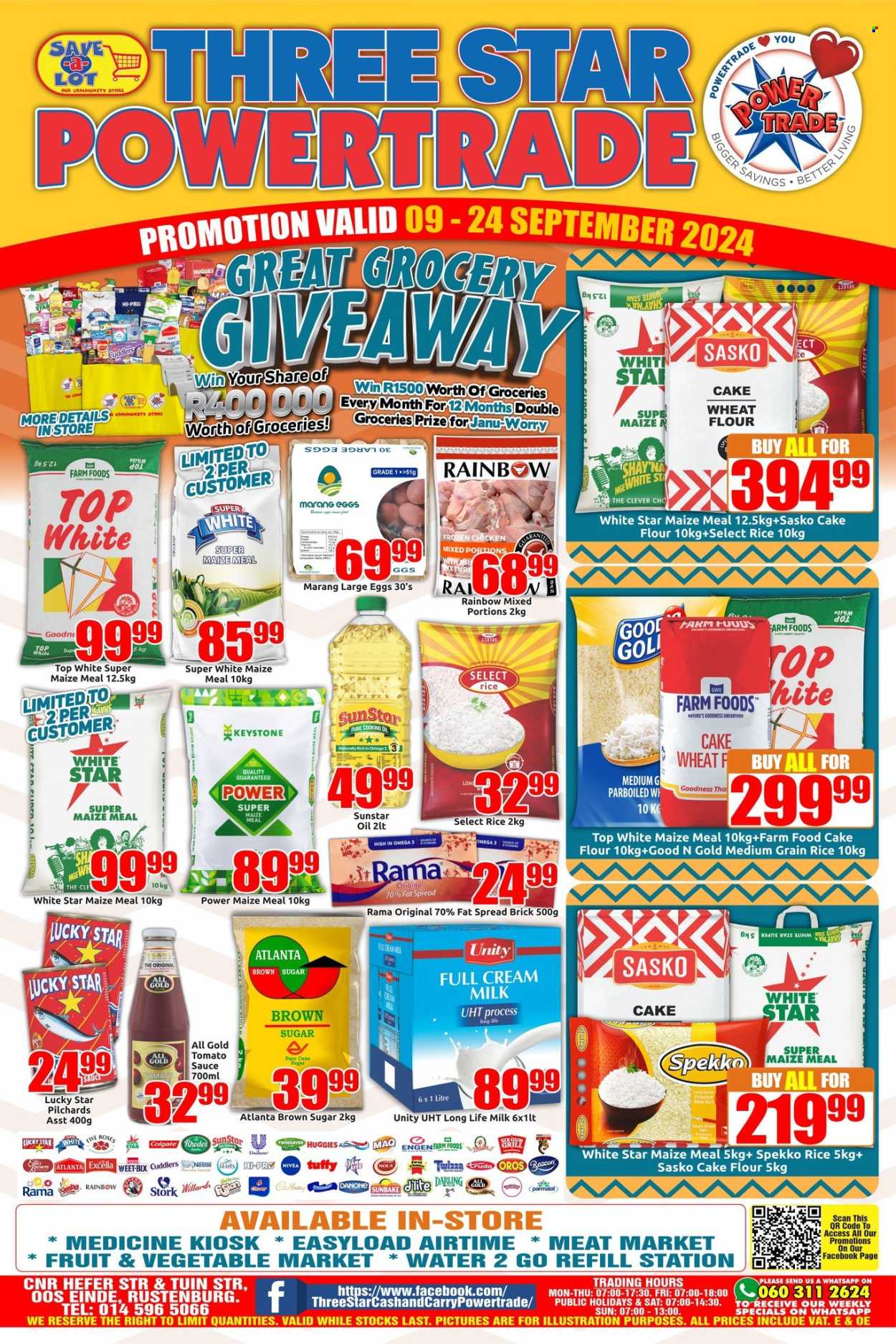 Three Star Cash and Carry specials - 09/09/2024 - 24/09/2024. Page 1
