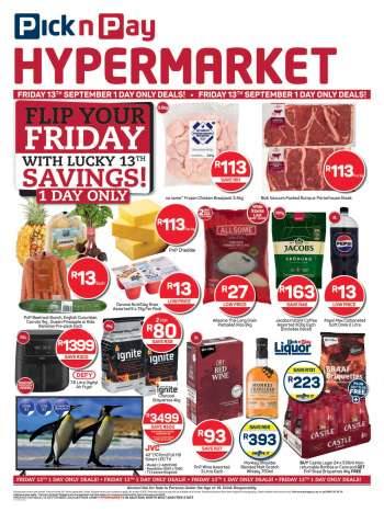 Pick n Pay Hypermarket catalogue  - 13/09/2024 - 13/09/2024.