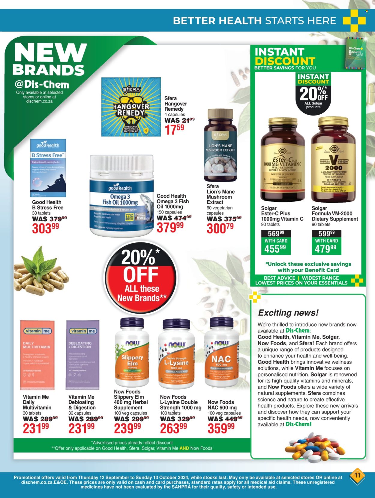 Dis-Chem specials - 12/09/2024 - 13/10/2024. Page 11