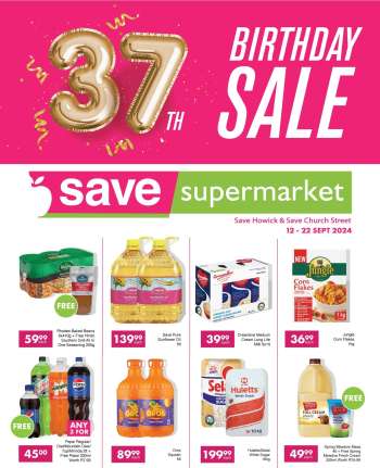 Save supermarket catalogue  - 12/09/2024 - 22/09/2024.