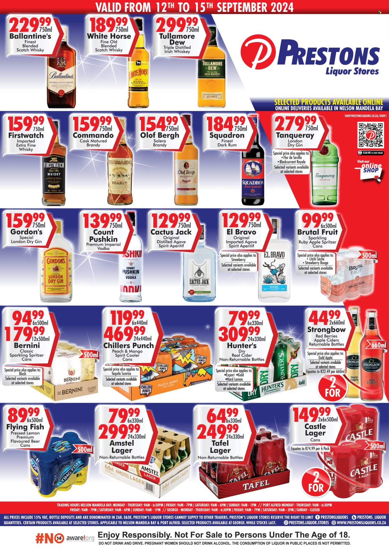 Prestons Liquor Stores specials - 12/09/2024 - 15/09/2024. Page 1