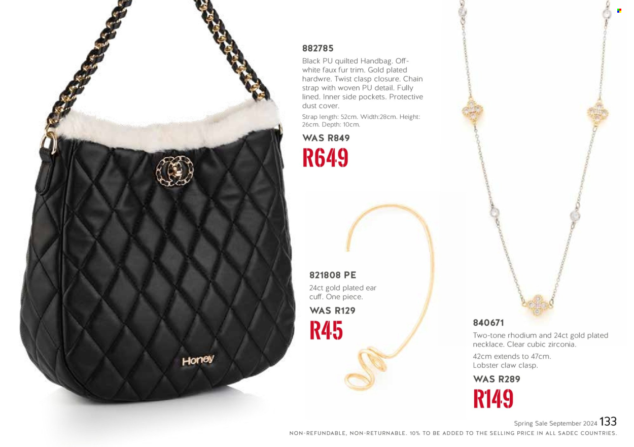 Honey specials. Page 135