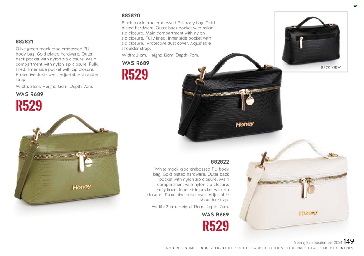 Honey specials. Page 151