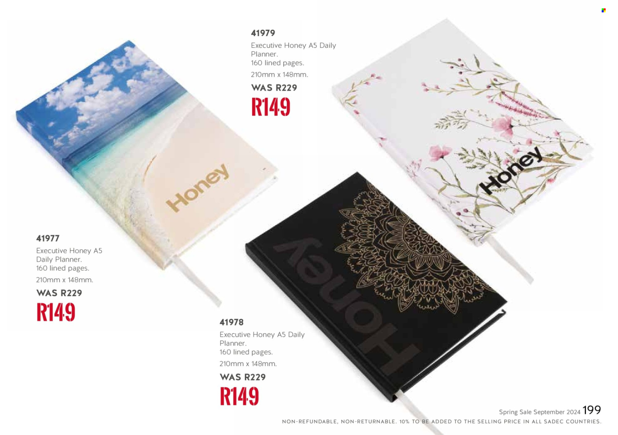 Honey specials. Page 201
