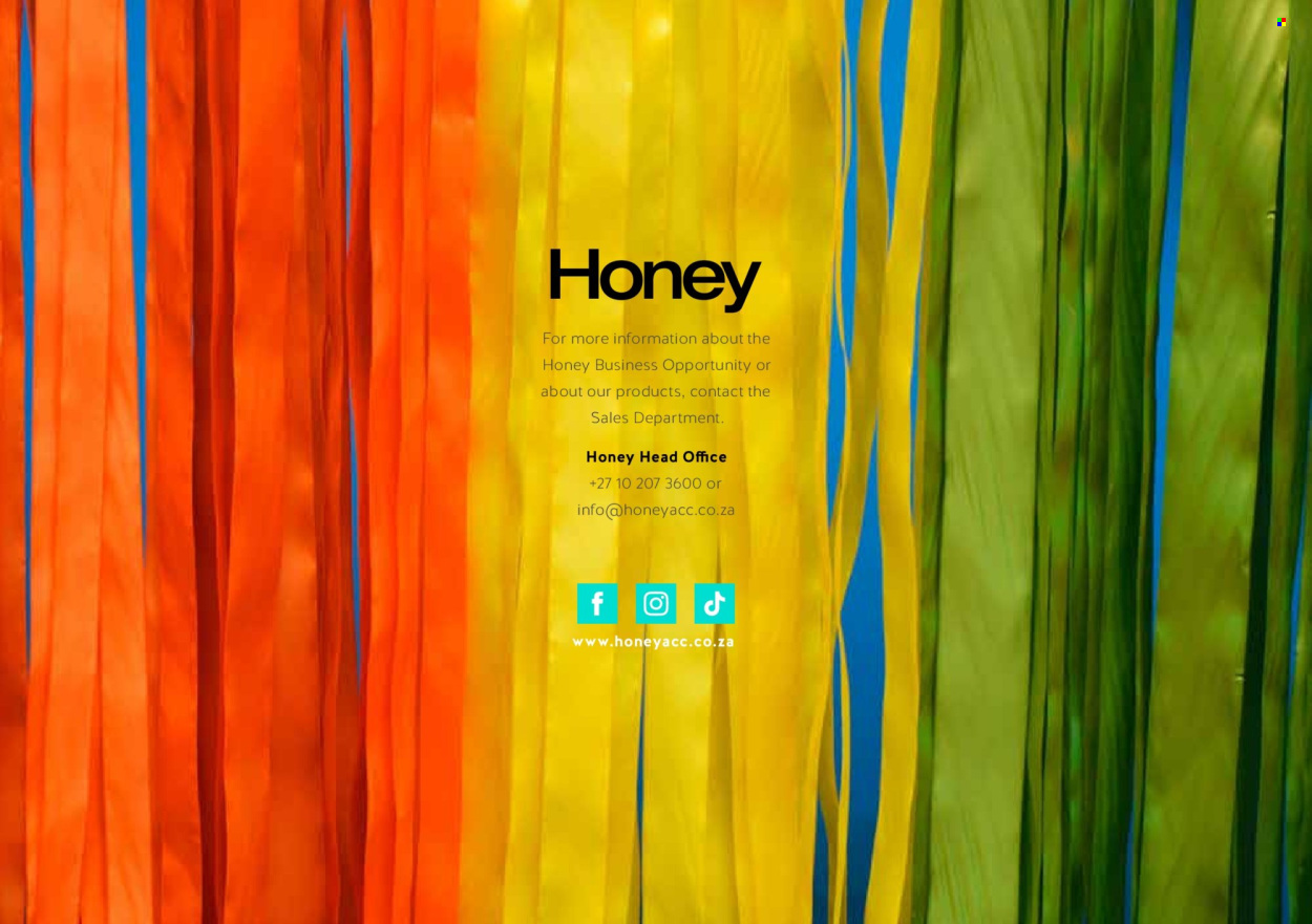 Honey specials. Page 208