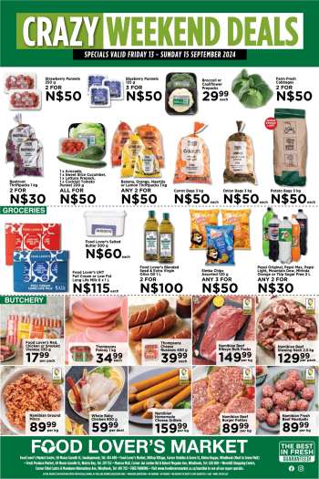 Food Lover's Market catalogue  - 13/09/2024 - 15/09/2024.