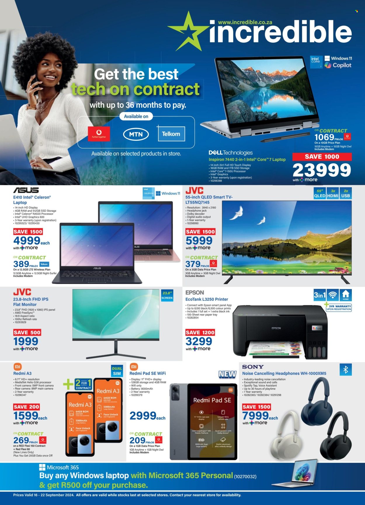 Incredible Connection specials - 16/09/2024 - 22/09/2024. Page 1