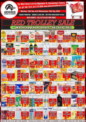 Advance Cash & Carry catalogue  - 16/09/2024 - 18/09/2024.