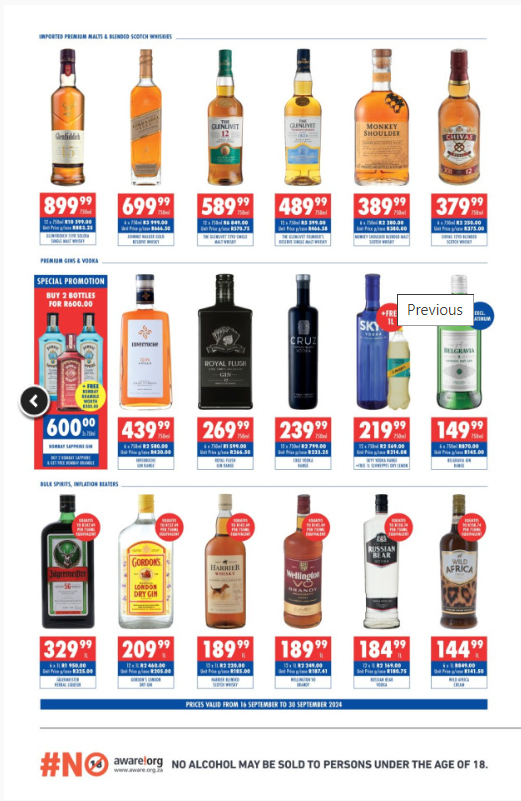 Ultra Liquors specials - 16/09/2024 - 30/09/2024. Page 2