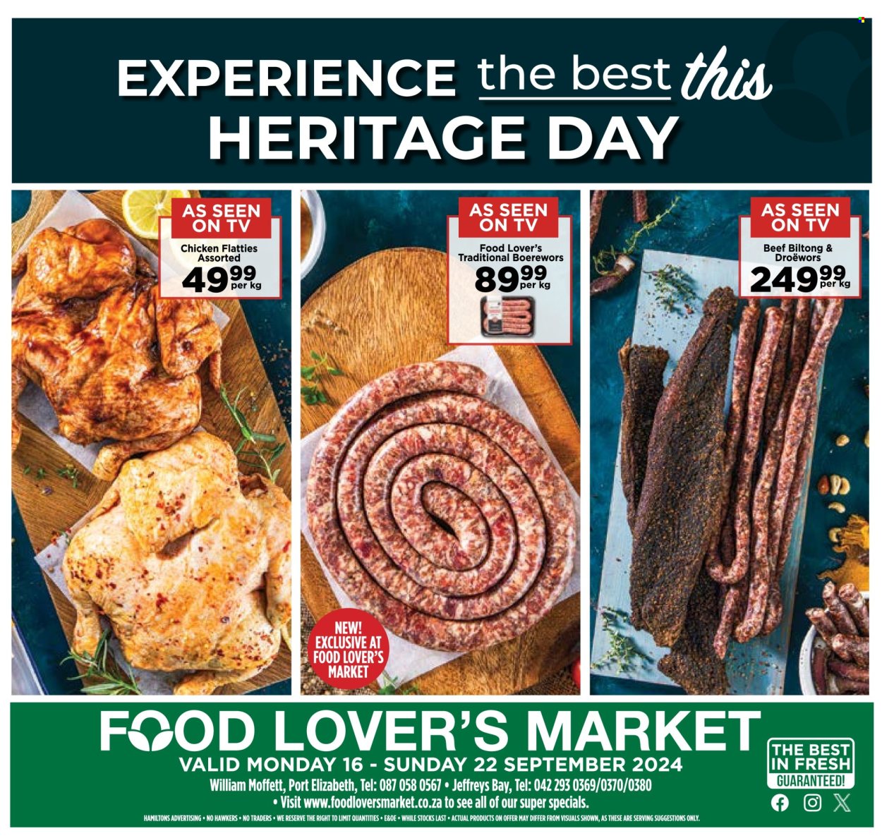 Food Lover's Market specials - 16/09/2024 - 22/09/2024. Page 1