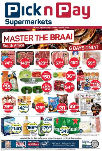 Pick n Pay Supermarket catalogue  - 19/09/2024 - 24/09/2024.