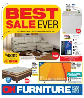 OK Furniture catalogue  - 18/09/2024 - 29/09/2024.