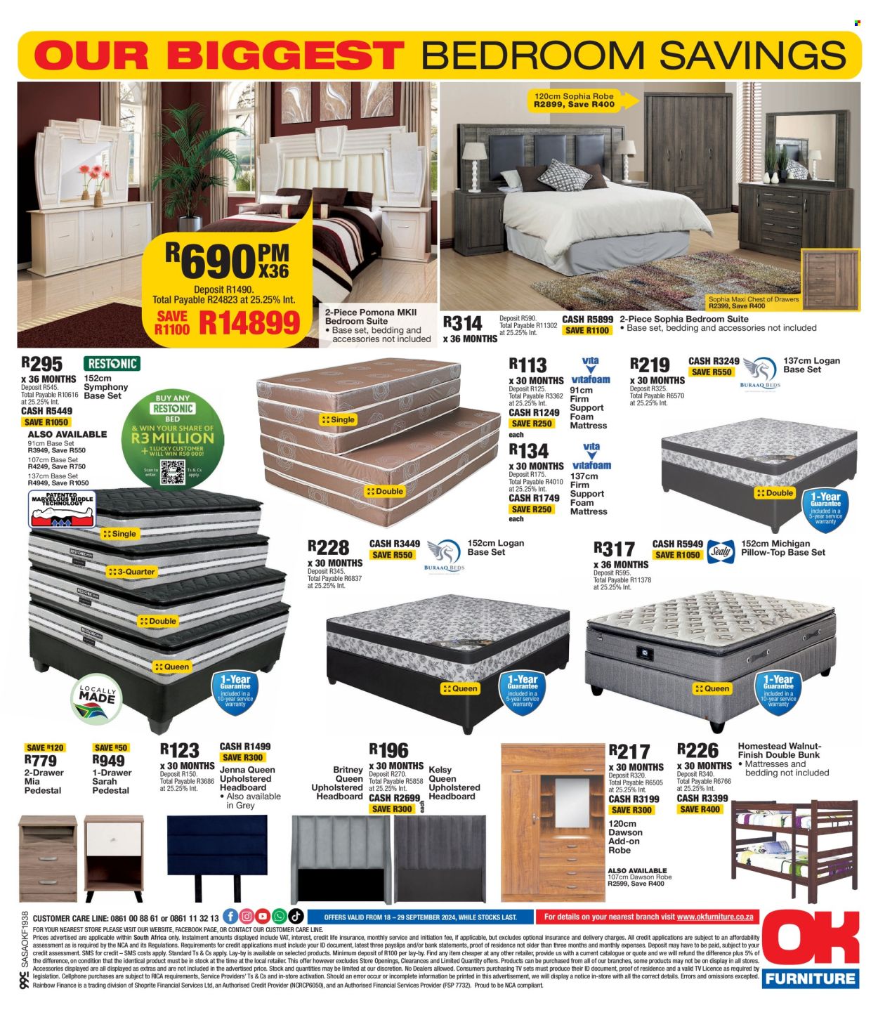 OK Furniture specials - 18/09/2024 - 29/09/2024. Page 8