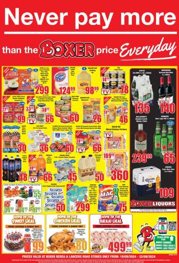 Boxer catalogue  - 19/09/2024 - 22/09/2024.