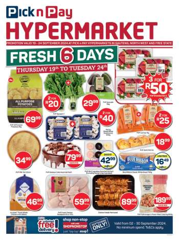 Pick n Pay Hypermarket catalogue  - 19/09/2024 - 24/09/2024.