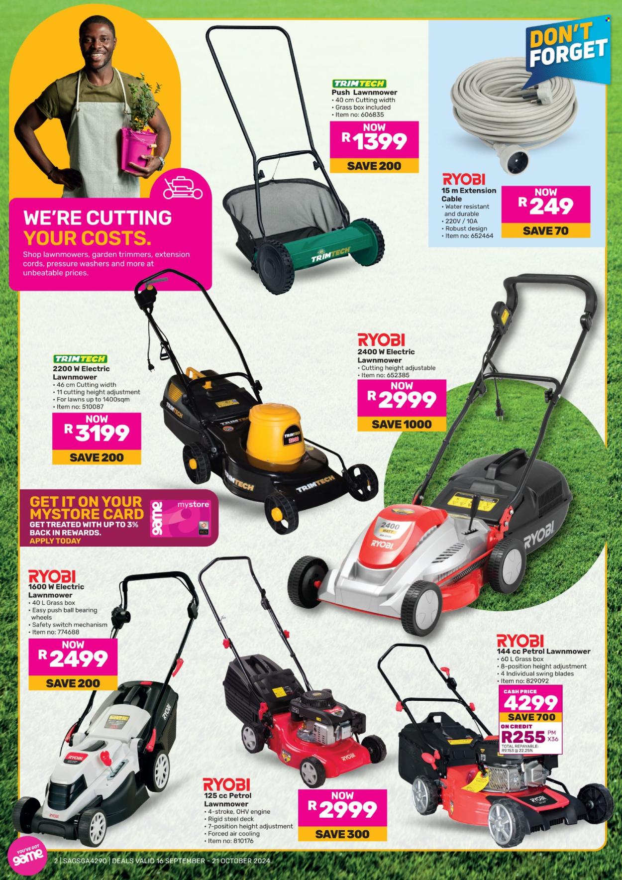 Game specials - 16/09/2024 - 21/10/2024. Page 2