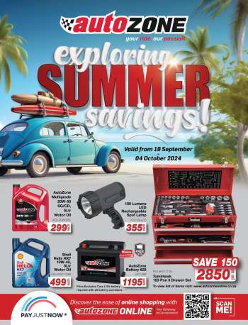 AutoZone catalogue  - 19/09/2024 - 04/10/2024.