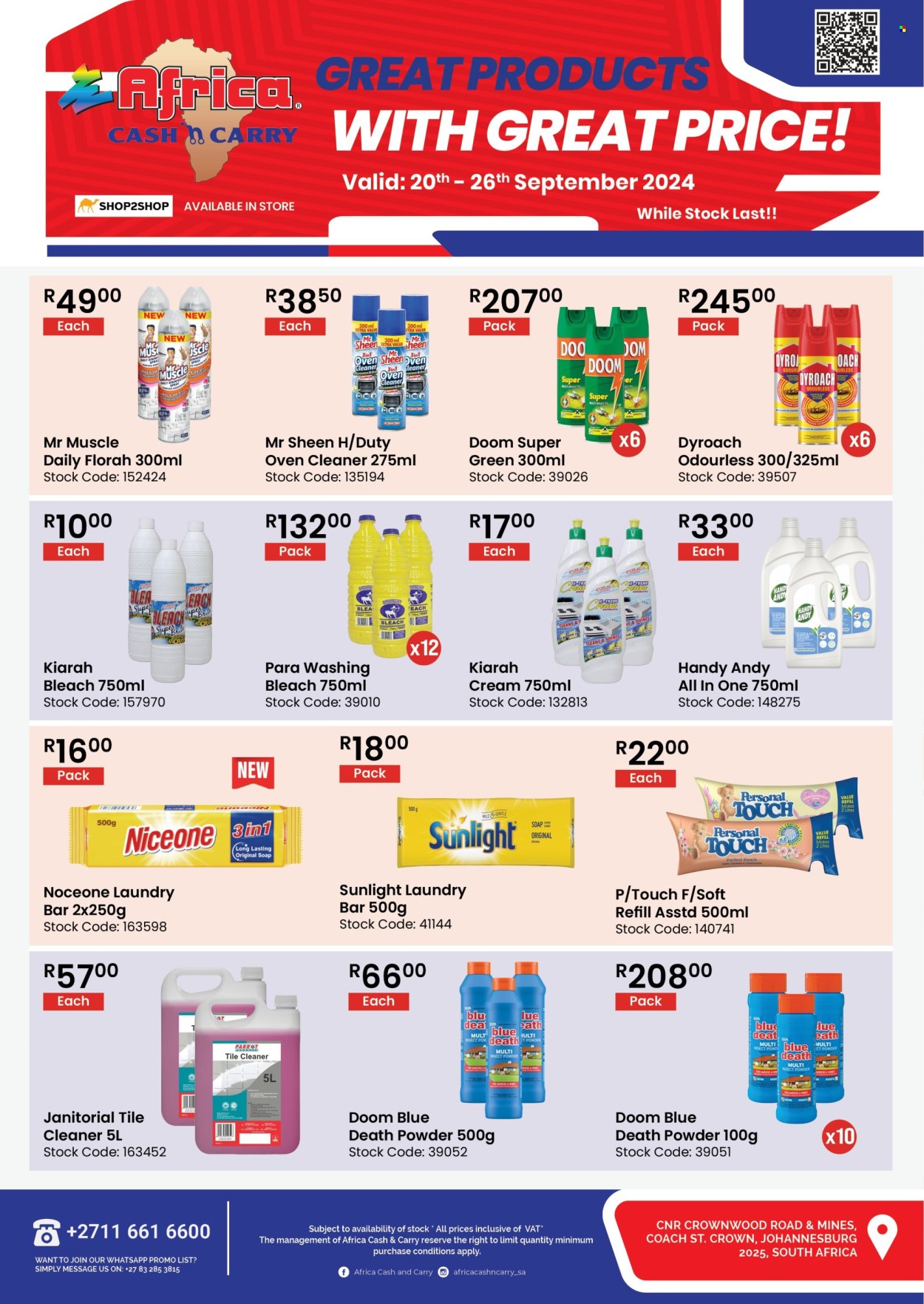 Africa Cash & Carry specials - 20/09/2024 - 26/09/2024. Page 1