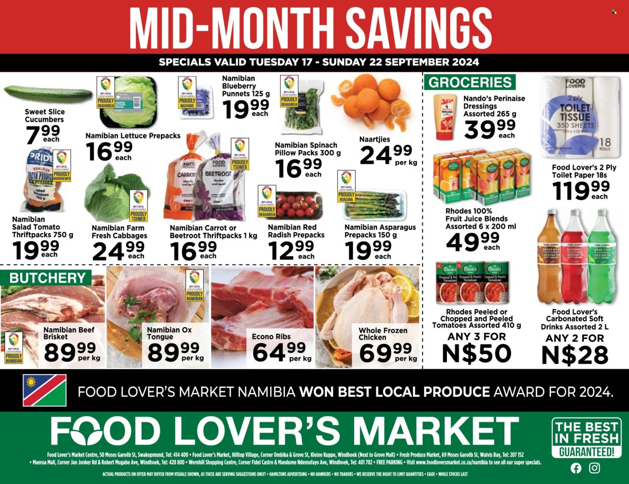 Food Lover's Market specials - 17/09/2024 - 22/09/2024. Page 1