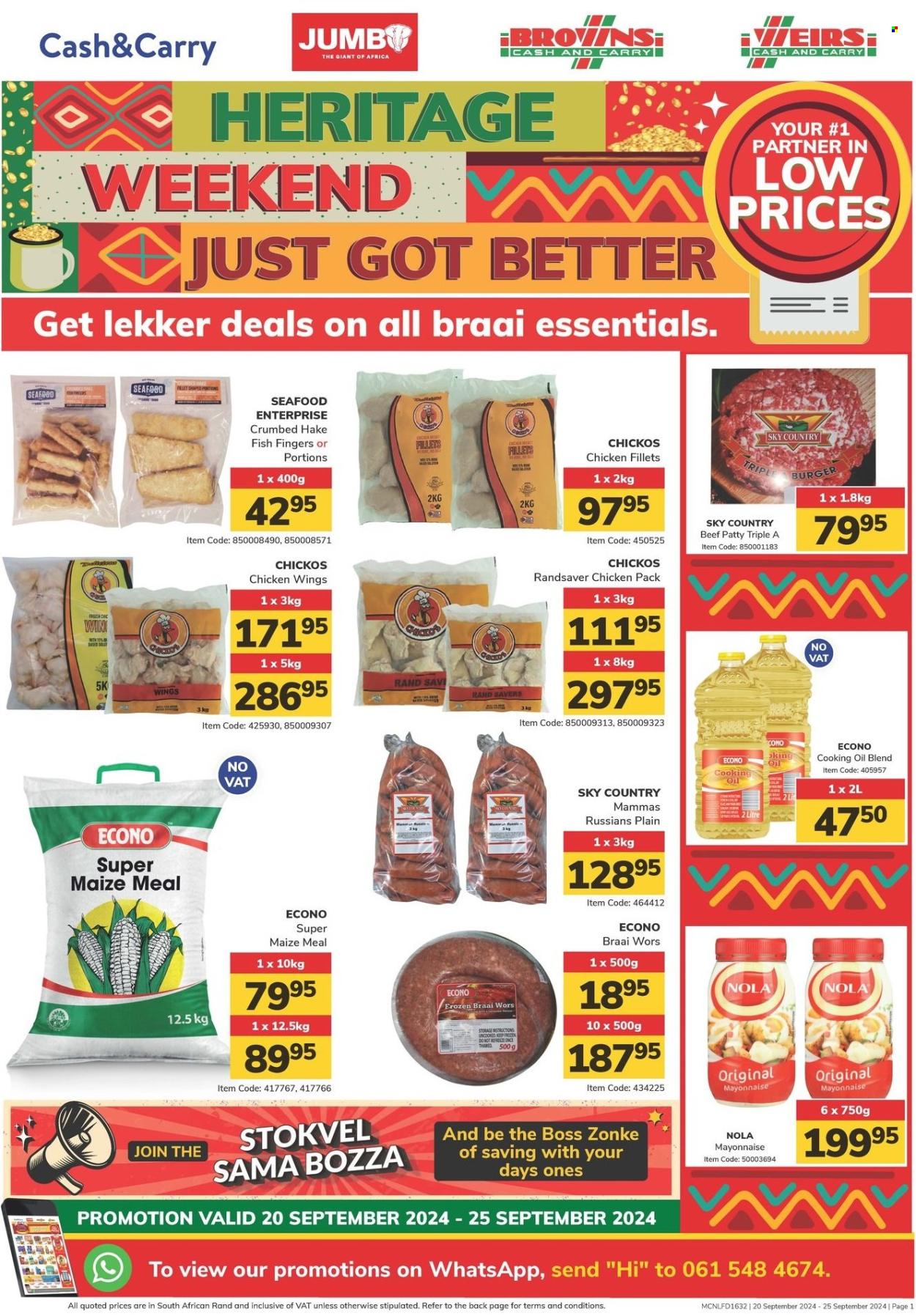 Jumbo Cash & Carry specials - 20/09/2024 - 25/09/2024. Page 1