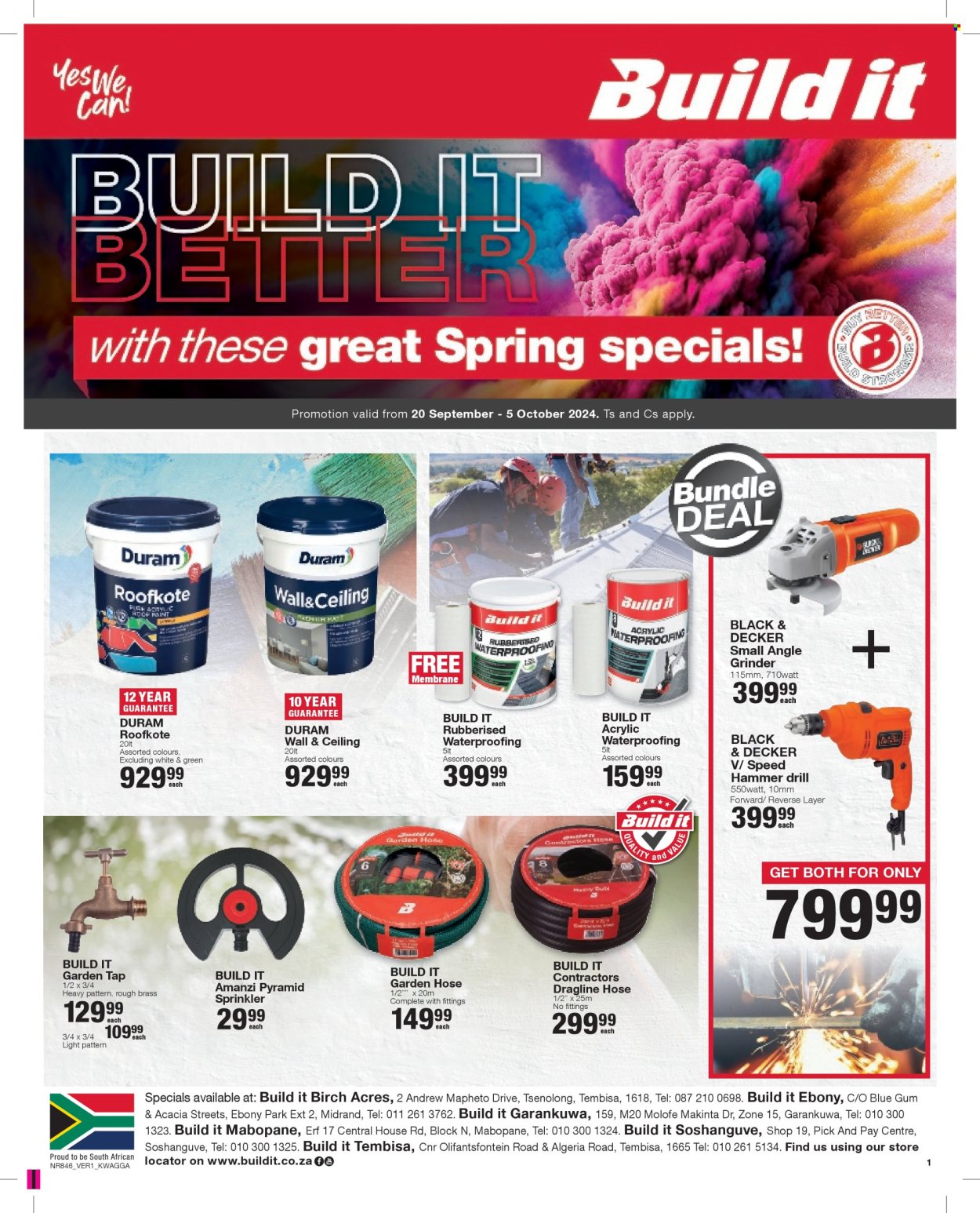 Build It specials - 20/09/2024 - 05/10/2024. Page 1