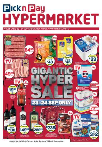 Pick n Pay Hypermarket catalogue  - 23/09/2024 - 26/09/2024.