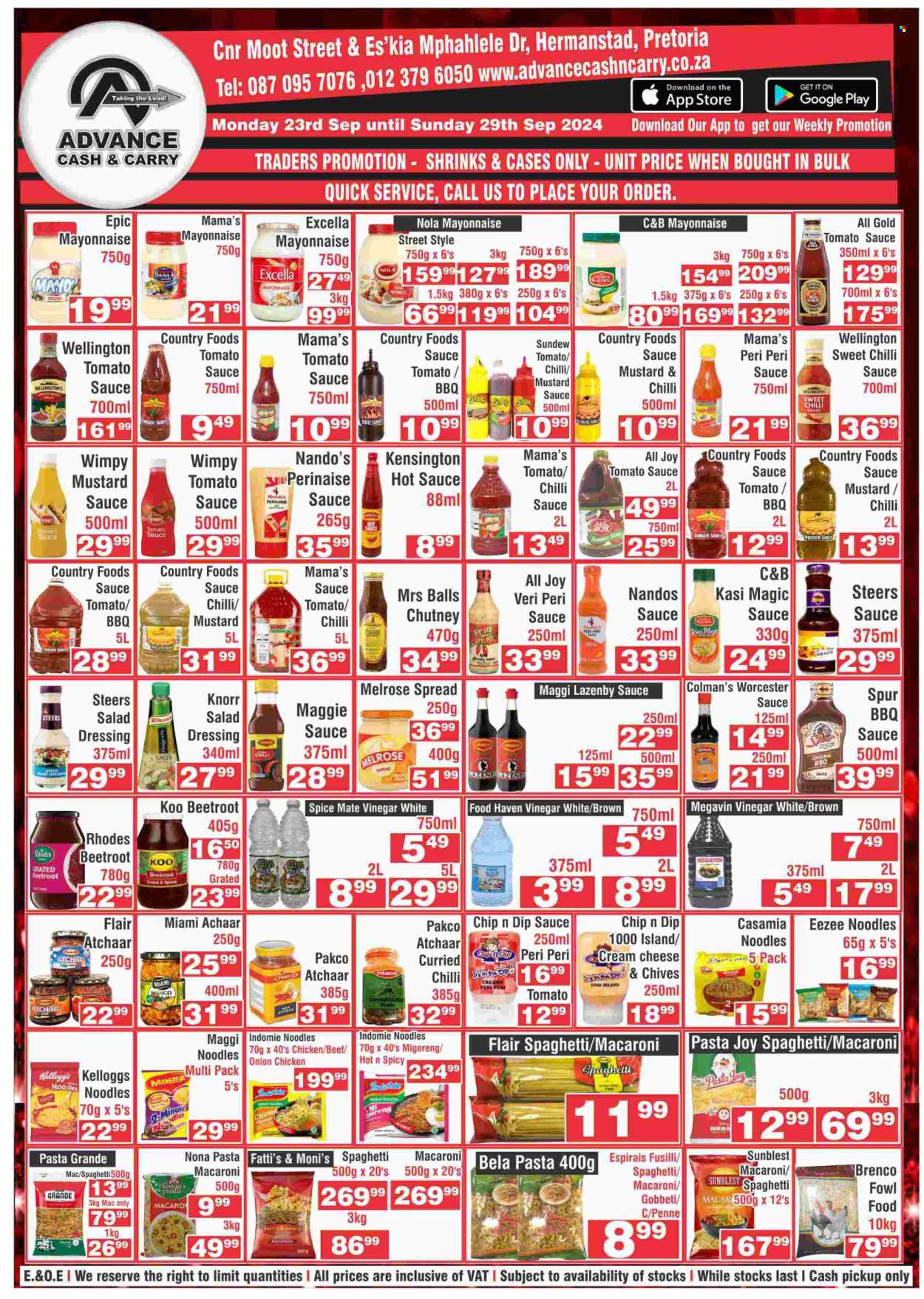 Advance Cash & Carry specials - 23/09/2024 - 29/09/2024. Page 4