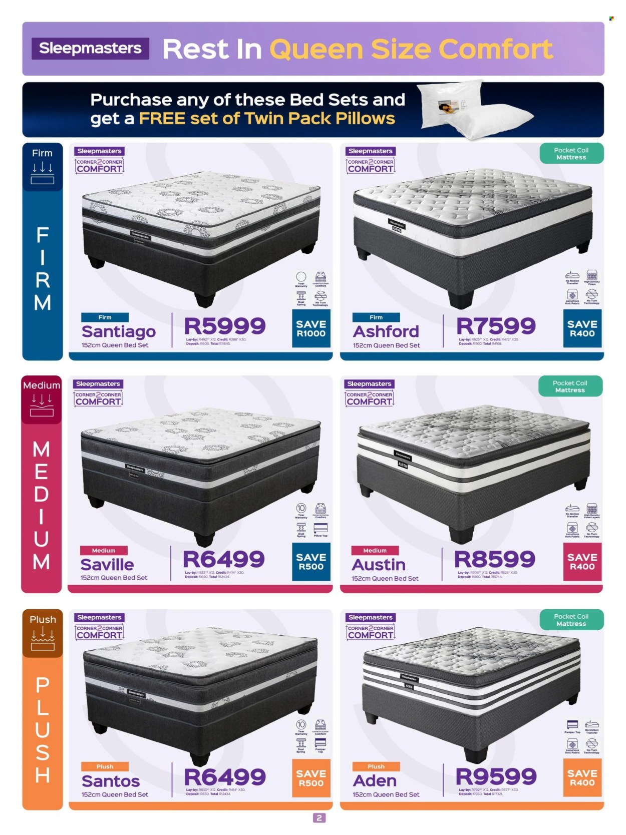 Sleepmasters specials - 23/09/2024 - 20/10/2024. Page 2