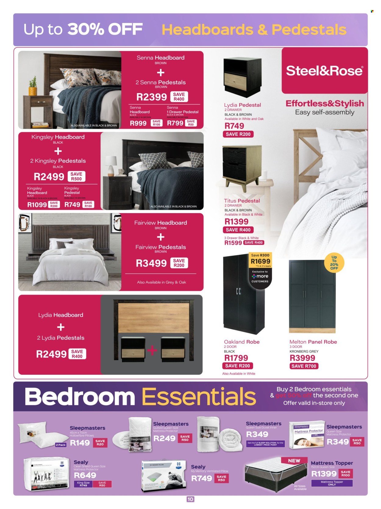Sleepmasters specials - 23/09/2024 - 20/10/2024. Page 10