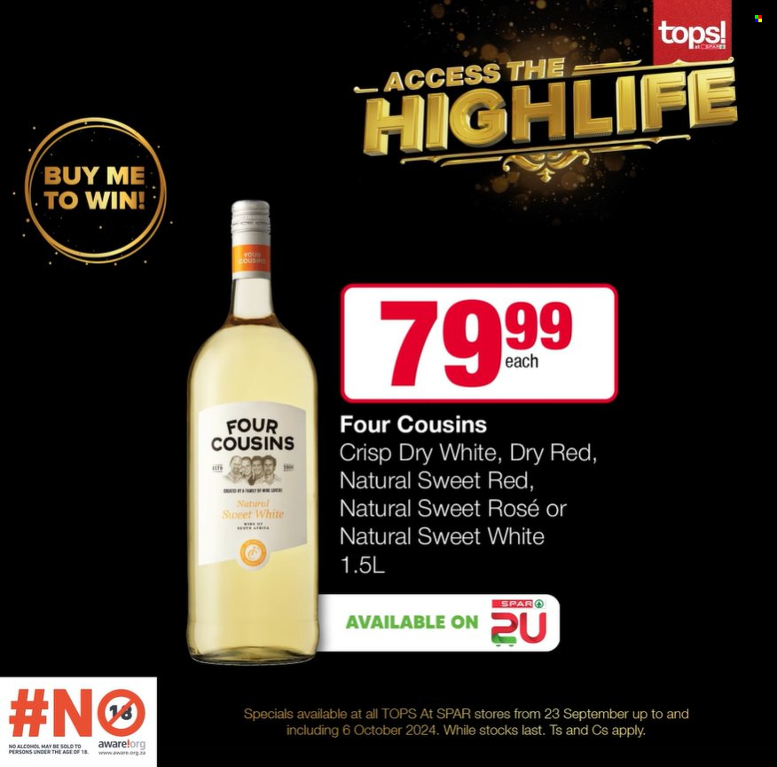 TOPS at SPAR specials - 23/09/2024 - 06/10/2024. Page 9