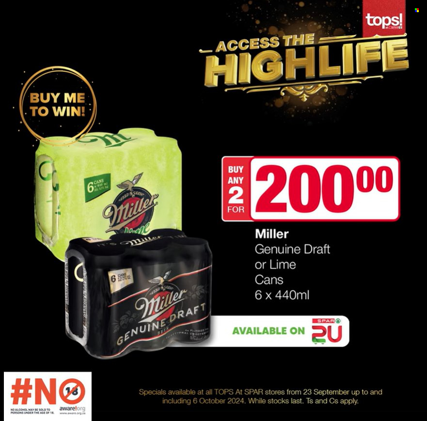 TOPS at SPAR specials - 23/09/2024 - 06/10/2024. Page 14