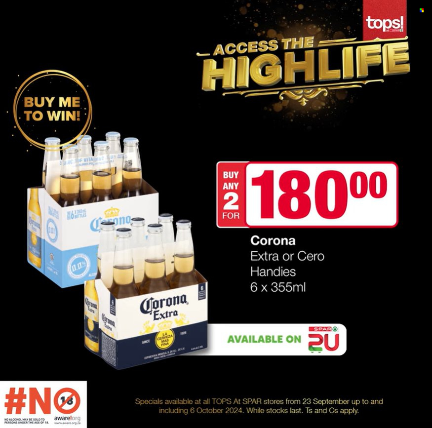 TOPS at SPAR specials - 23/09/2024 - 06/10/2024. Page 16