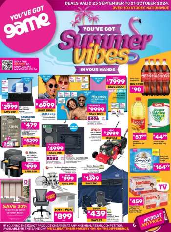 Game catalogue  - 23/09/2024 - 21/10/2024.