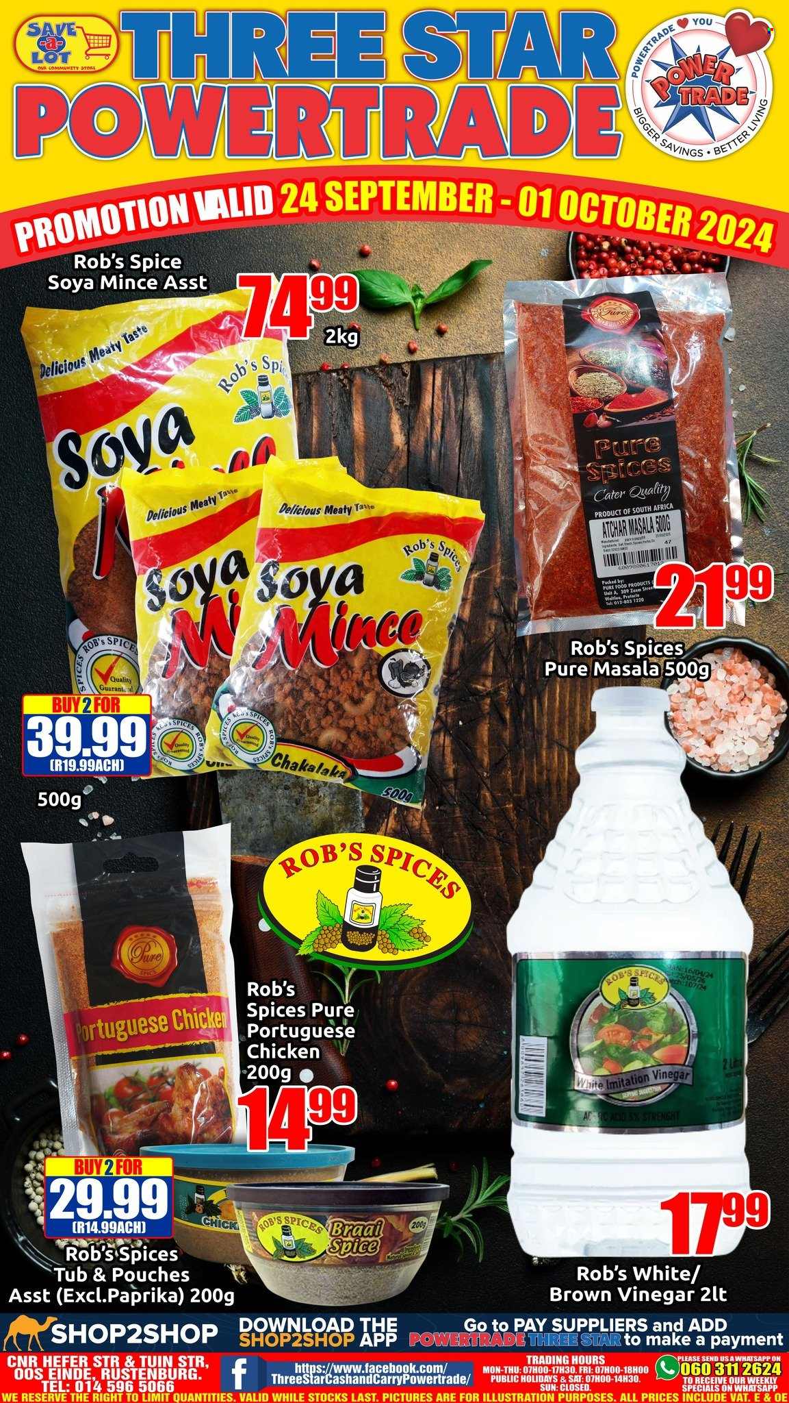 Three Star Cash and Carry specials - 24/09/2024 - 01/10/2024. Page 1