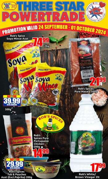 Three Star Cash and Carry catalogue  - 24/09/2024 - 01/10/2024.