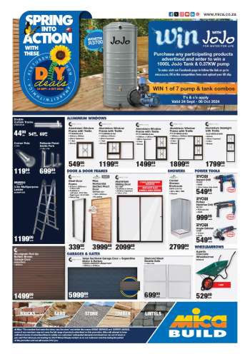 Mica catalogue  - 24/09/2024 - 06/10/2024.