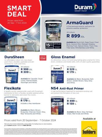 Builders catalogue  - 20/09/2024 - 07/10/2024.