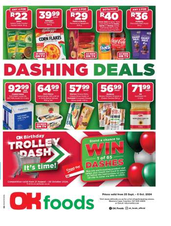 OK Foods catalogue  - 25/09/2024 - 06/10/2024.