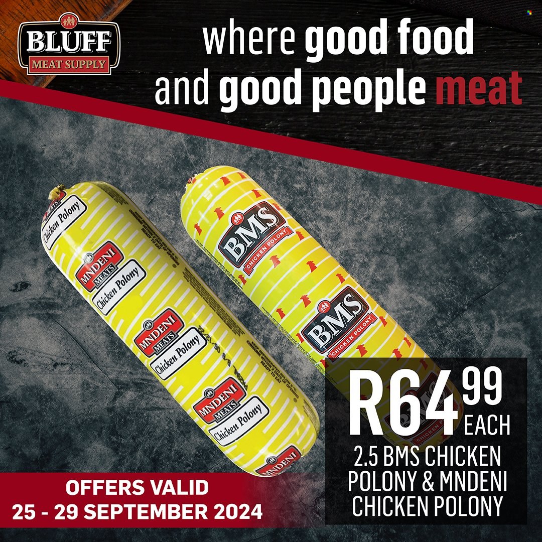 Bluff Meat Supply specials - 25/09/2024 - 29/09/2024. Page 7