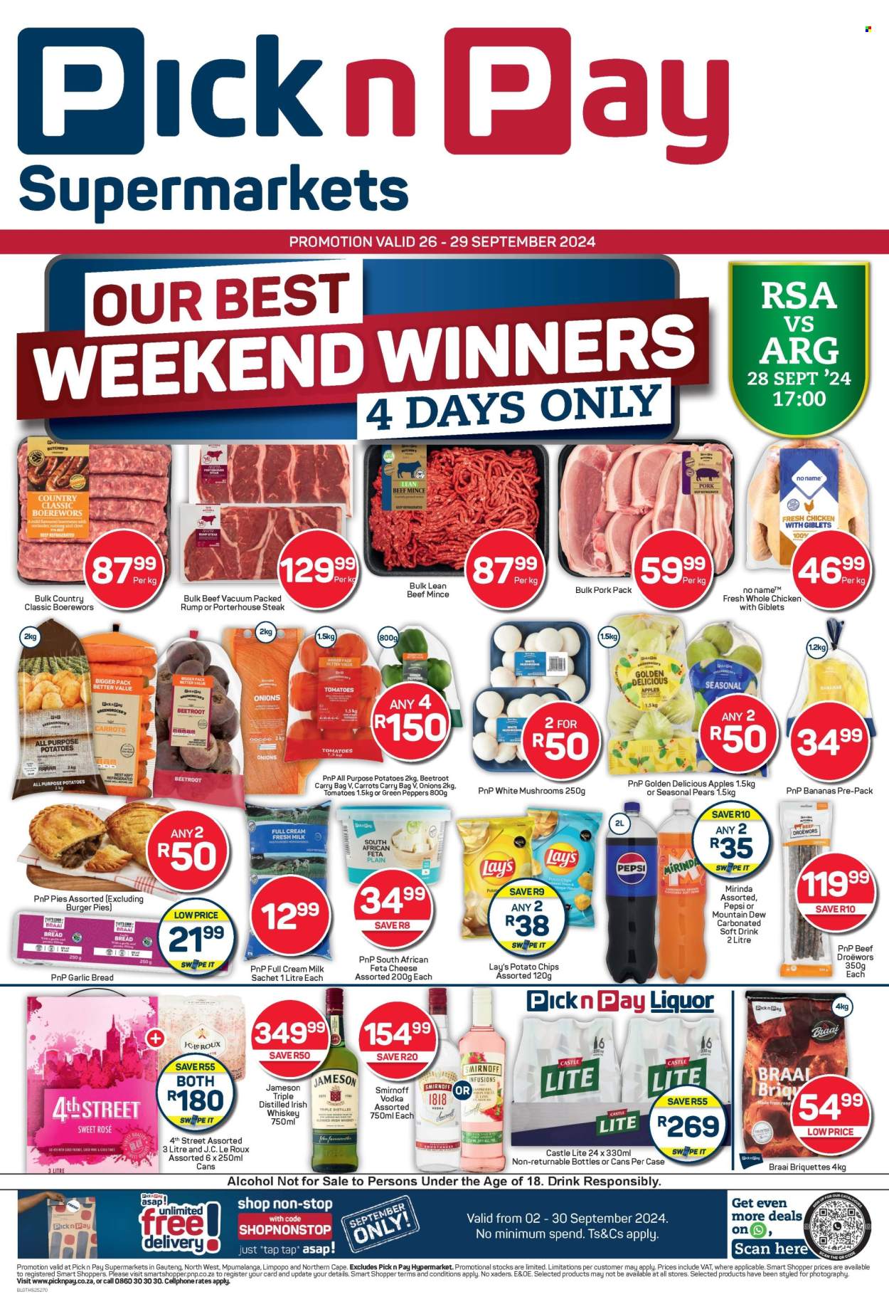 Pick n Pay Supermarket specials - 26/09/2024 - 29/09/2024. Page 1