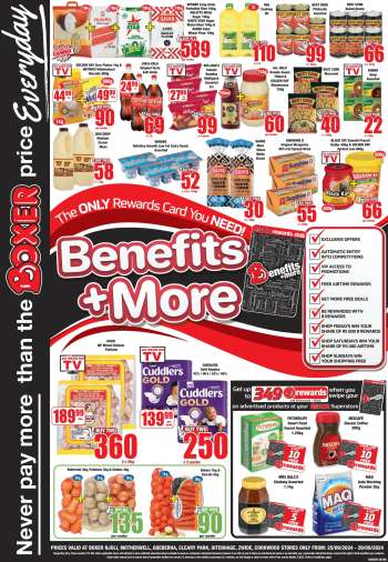 Boxer catalogue  - 25/09/2024 - 29/09/2024.