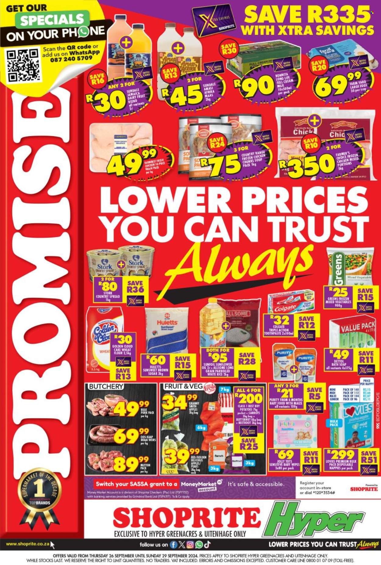 Shoprite specials - 26/09/2024 - 29/09/2024. Page 1