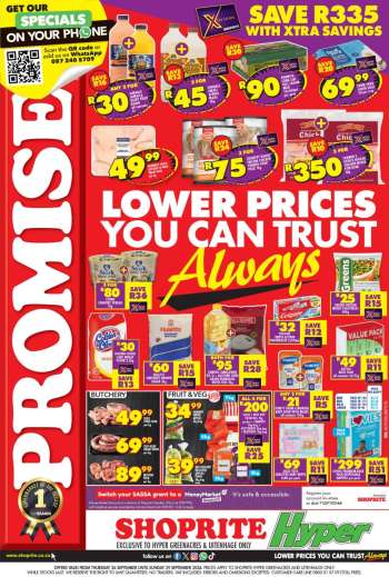 Shoprite catalogue  - 26/09/2024 - 29/09/2024.