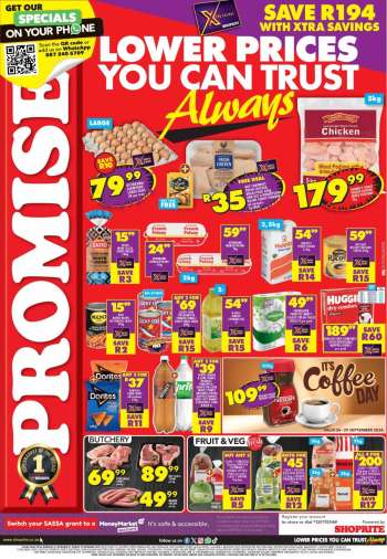 Shoprite catalogue  - 26/09/2024 - 29/09/2024.