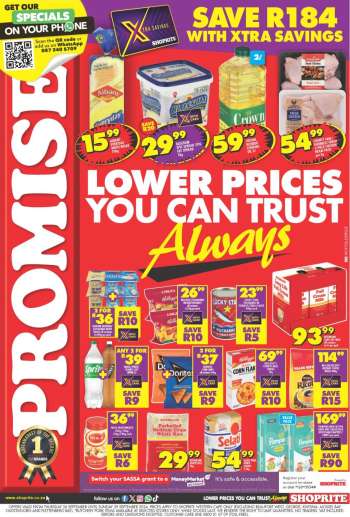 Shoprite catalogue  - 26/09/2024 - 29/09/2024.