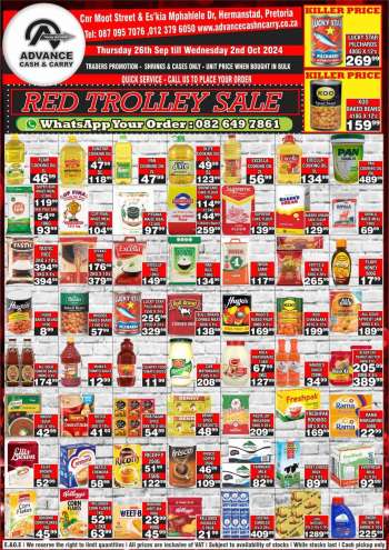 Advance Cash & Carry catalogue  - 26/09/2024 - 02/10/2024.